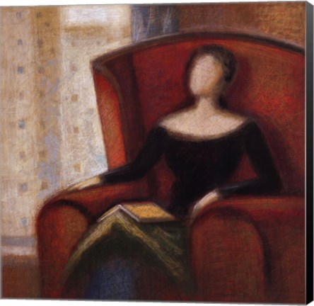 Framed Pensive II Print