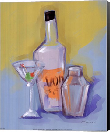Framed Vodka Print