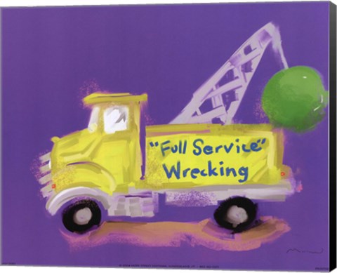 Framed Full Service Wrecking Print