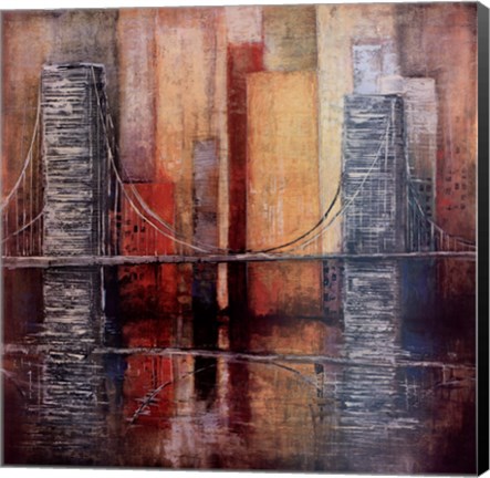 Framed Urban Trend I Print