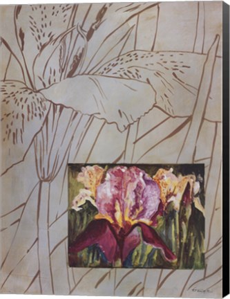 Framed Fleur De Fleur I Print
