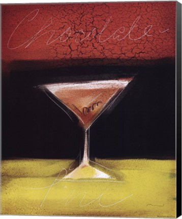 Framed Chocolate Martini Print