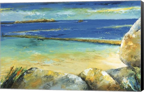 Framed Stone's Throw Print