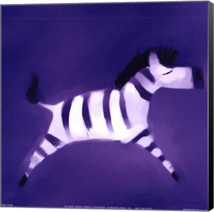 Framed Zebra Print