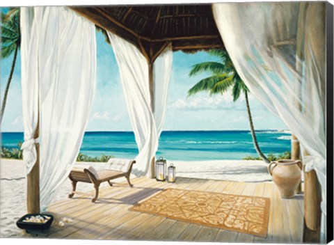 Framed Sea Breeze II Print