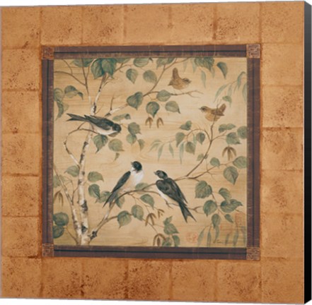 Framed Outdoor Aviary I - mini - CS Print