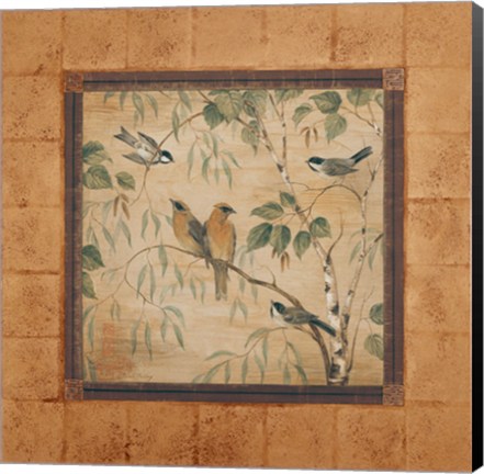 Framed Outdoor Aviary II - mini - CS Print