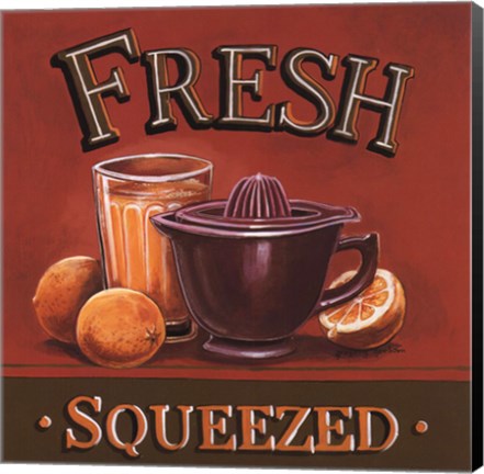 Framed Fresh Squeezed - Mini Print