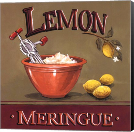 Framed Lemon Meringue - mini Print