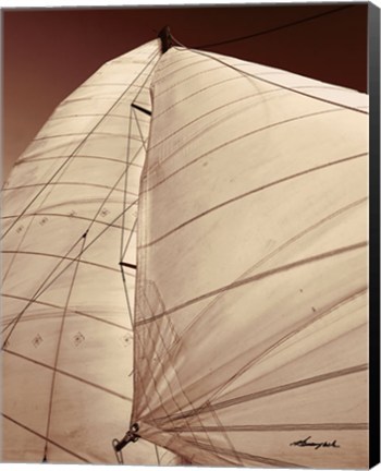 Framed Windward Sail III Print