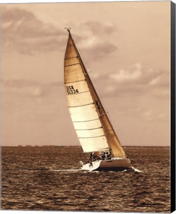 Framed Weekend Sail II Print