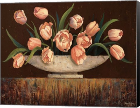 Framed Elegant Tulips - mini Print