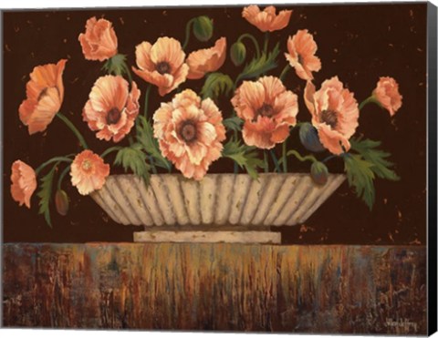 Framed Elegant Poppies - mini Print