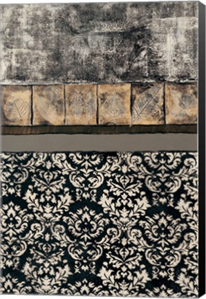 Framed Nature's Damask I Print