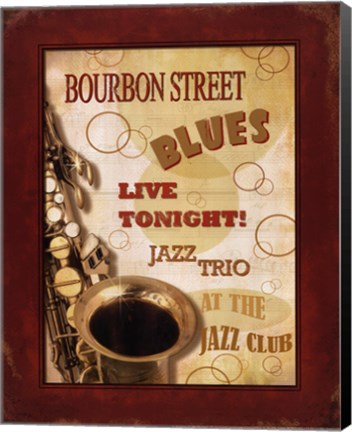 Framed New Orleans Jazz III Print