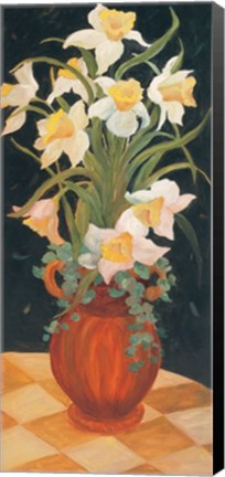 Framed Daffodils at Dark - mini Print