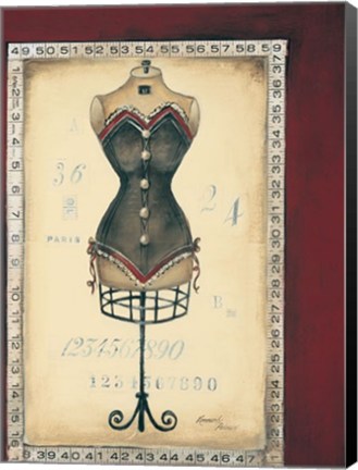 Framed Taille de Robe II - special Print