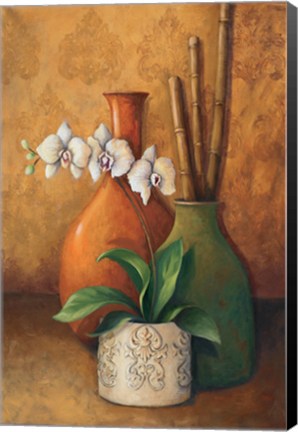 Framed Modern Orchid II Print