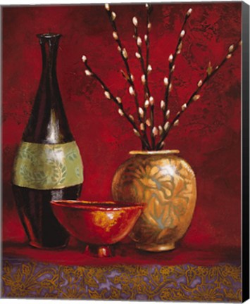 Framed Persian Gardens III Print