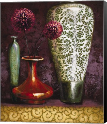Framed Persian Gardens IV Print