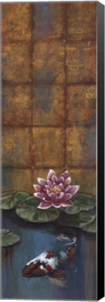 Framed Golden Koi II Print