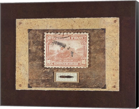 Framed Republique d'Haiti Print