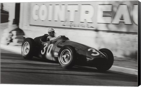 Framed Grand Prix of Monaco, 1956 Print