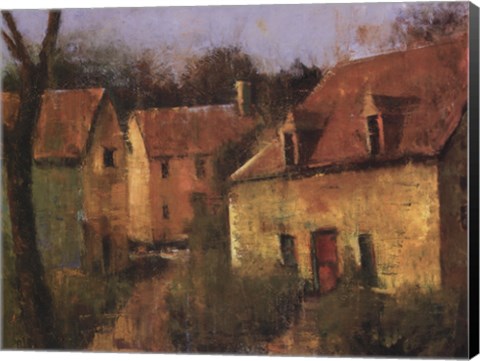 Framed French Farmhouse I Print