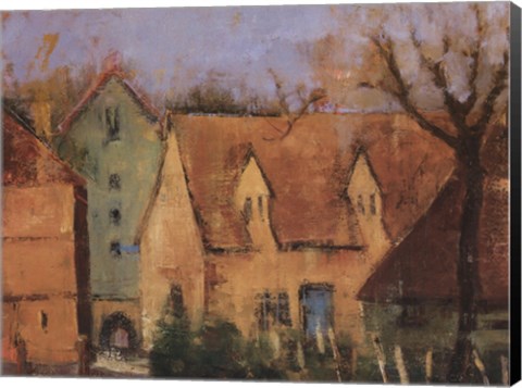 Framed French Farmhouse II Print