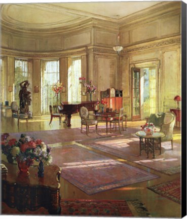 Framed Maude Allan's Music Room Print