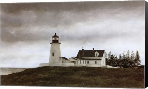 Framed Evening at Pemaquid Print