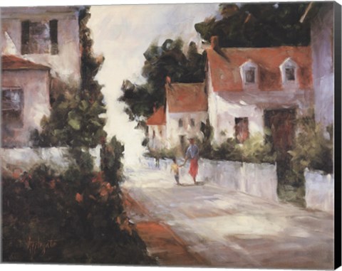 Framed On Sea Street Print