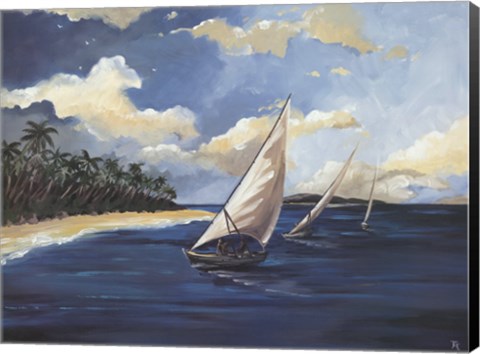 Framed Caribbean Paradise II Print