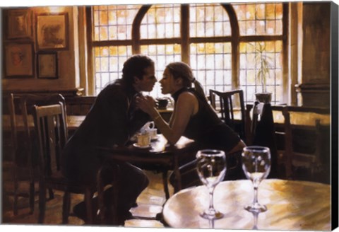 Framed First Kiss Print