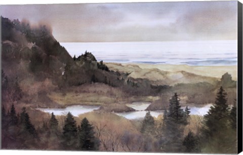 Framed Oregon Coast, 1985 Print