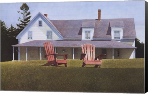 Framed Island Summer Print