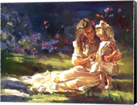 Framed Mother and Child Print