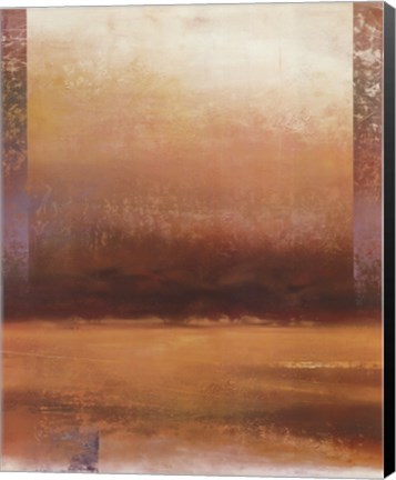 Framed Mist on the Horizon Print