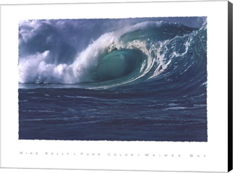 Framed Waimea Bay Print