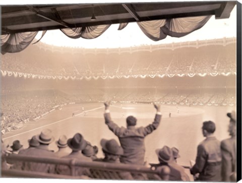 Framed Home Run  1939 World Series Print