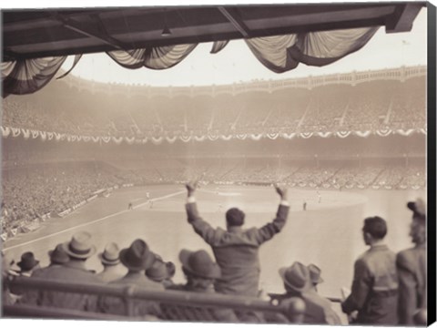 Framed Home Run  1939 World Series Print