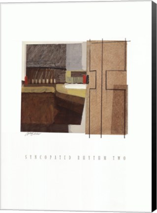 Framed Syncopated Rhythm Two Print