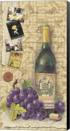 Framed Cabernet Sauvignon Print