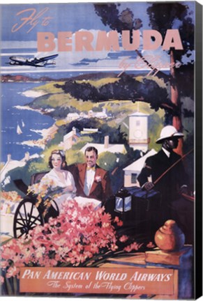 Framed Bermuda by Clipper Print