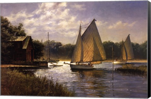 Framed On a Midday Tide Print