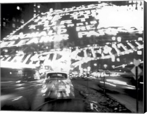 Framed Times Square Montage 1947 (small) Print