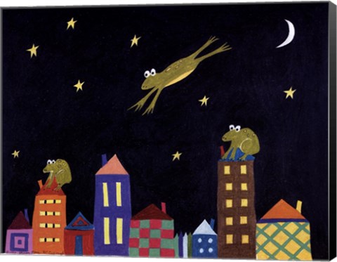 Framed House Hopping Print