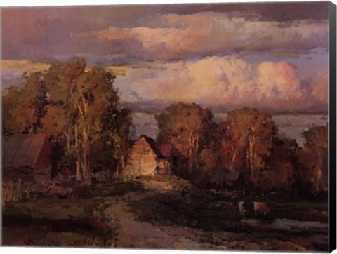 Framed Galust Berian - Afternoon Sun Print