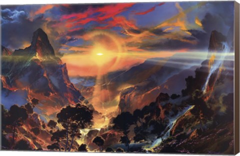 Framed In the Land Where Magic Began Print