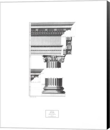 Framed Ionic Order Print